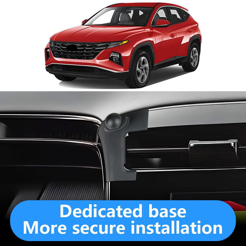 Car Phone Holder for Hyundai Tucson 2022 2023 2024 and Hyundai Santa Cruz 2022-2024 Auto Interior Accessories Best Cell Phones Mount Cellphone Mobile Cradle Charging Navigation GPS Screen Stand