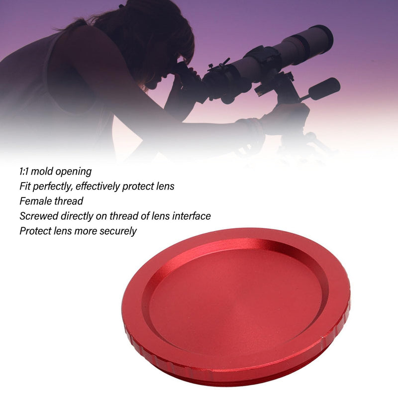 [AUSTRALIA] - Telescope Lens Dust , Aluminum Alloy Lens Cover, Portable Magnifying Mirror Dust Protective Lens for Photographic Socket (M54*0.75) M54*0.75 