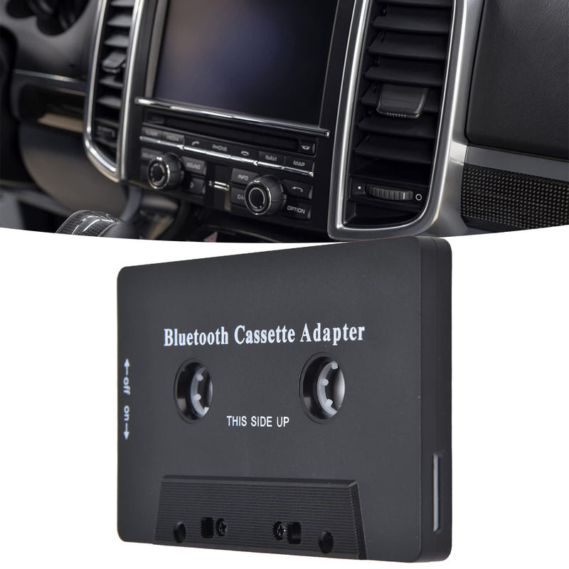 [AUSTRALIA] - Car Tape Player Adapter Cassette Tape Player Adapter Abs Wireless Car Cassette Player Adapter Car Bluetooth Cassette Reiver Converter with USB Cable 