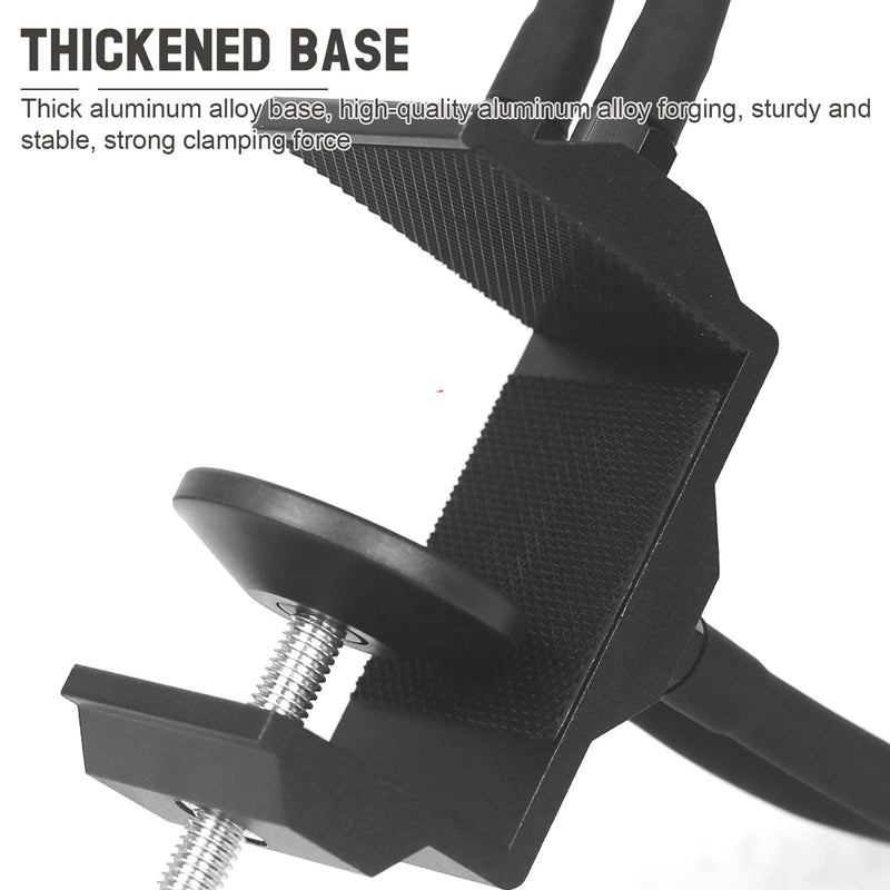 Soldering Aid Third Hand, Easy to Use, Soldering Aid Can Be Rotated 360 Degrees Freely, Soldering Holder, for Soldering Stations, PCB Stand, Electronics Work (Average Size) Durchschnittsgröße
