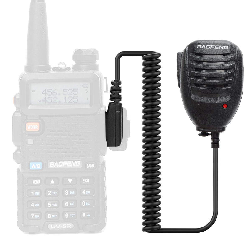 [AUSTRALIA] - Baofeng Microphone Accessories for Ham Radio Police Walkie Talkie Speaker Mic for Baofeng UV-5R BF-F8HP 5RM UV-21R K5PLUS GM-15 Pro UV-5G Plus GM-5RH UV-17R TIDRADIO TD-H3 TD-H8 Quansheng UV-K5,4Pack Black-4Pack 