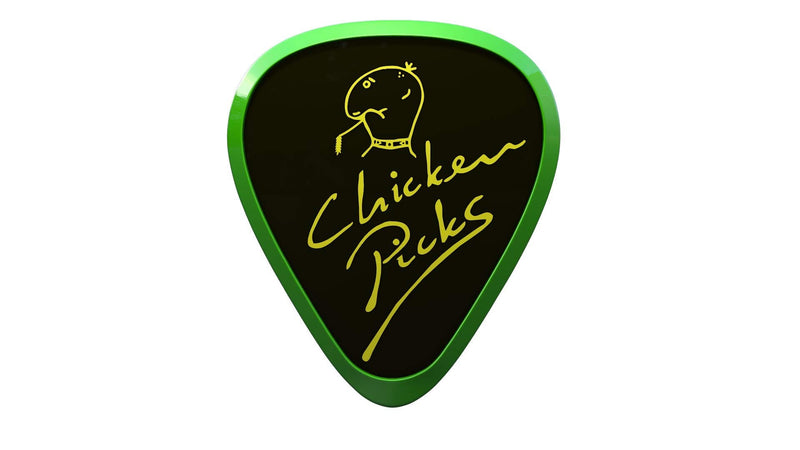 ChickenPicks 10796052 3 x Guitar picks Shredder 3.5 mm, White