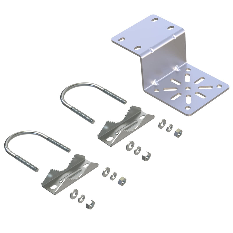 Pole Mount Bracket Anti Vibration Antenna Mount Hardware Accessories [ Without The Pole ] for Outside Home Antenna Pole Holder Antenna Pole Mount Kits N Bracket