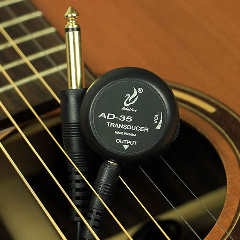 [AUSTRALIA] - AD-35 Mini Sound Pick-up Piezo Amplifier Transducer Stick Piezo Pickup for Acoustic Guitar Ukulele Violin Cello Banjo 