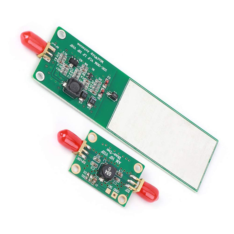 Walfront 10KHz-30MHz Mini Whip Active Antenna 2 Piece RTL SDR Shortwave Radio Receiver SMA Short Cut SDR Antenna System with Female Interface