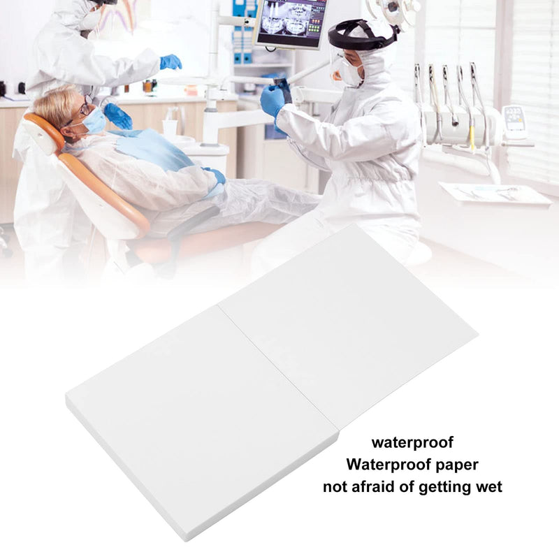 50 Sheets Dental Mixing Pads, 2 Sides Mixed Paper, Waterproof Multi-Purpose Mixing Boards for Mixed Dental Repairs, Fillings, Rubber-Based Composites