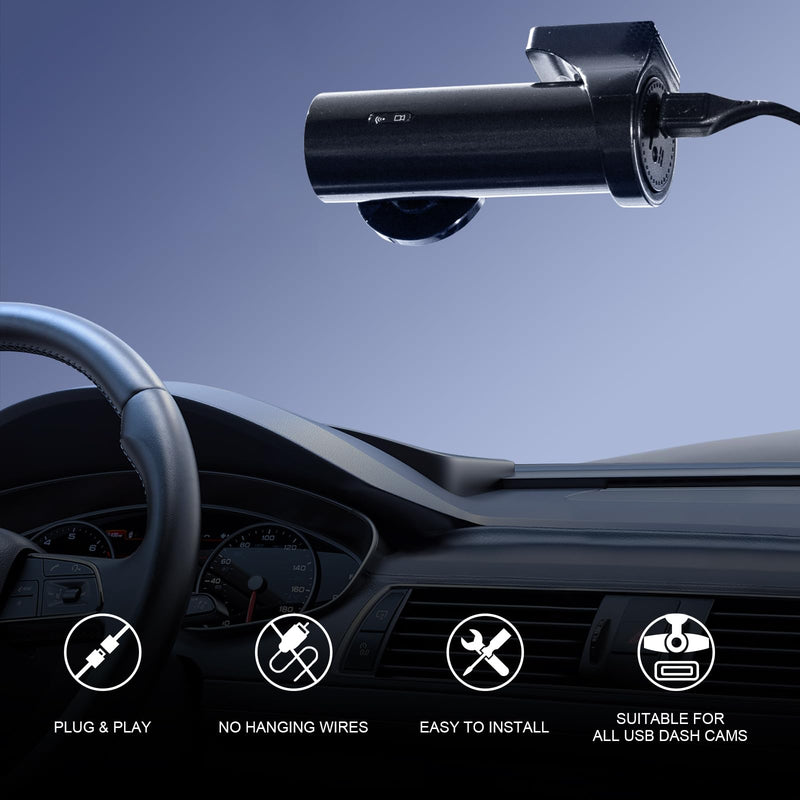 mangoal Dash Cam Power Adapter for BMW with 3-Pin Rain Sensor – Hidden Cable Kit for GPS Radar Mirror Camera, Plug & Play Only Fits for Vehicles with 3-Pin Rain Sensor Connector