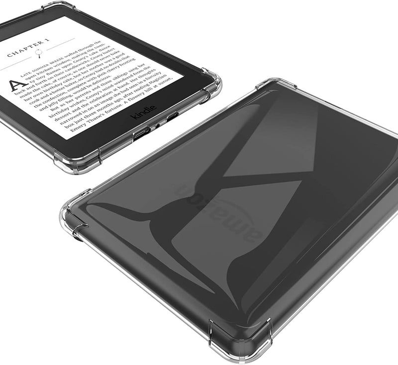 Clear Case for (2019 Release) 6" Kindle 10th Generation, [Lightweight] Silicone Thin Slim Protective Back Cover Skin Bumper for Kindle 10th Gen 2019 (Not Fit Kindle Paperwhite) (Transparent) Transparent