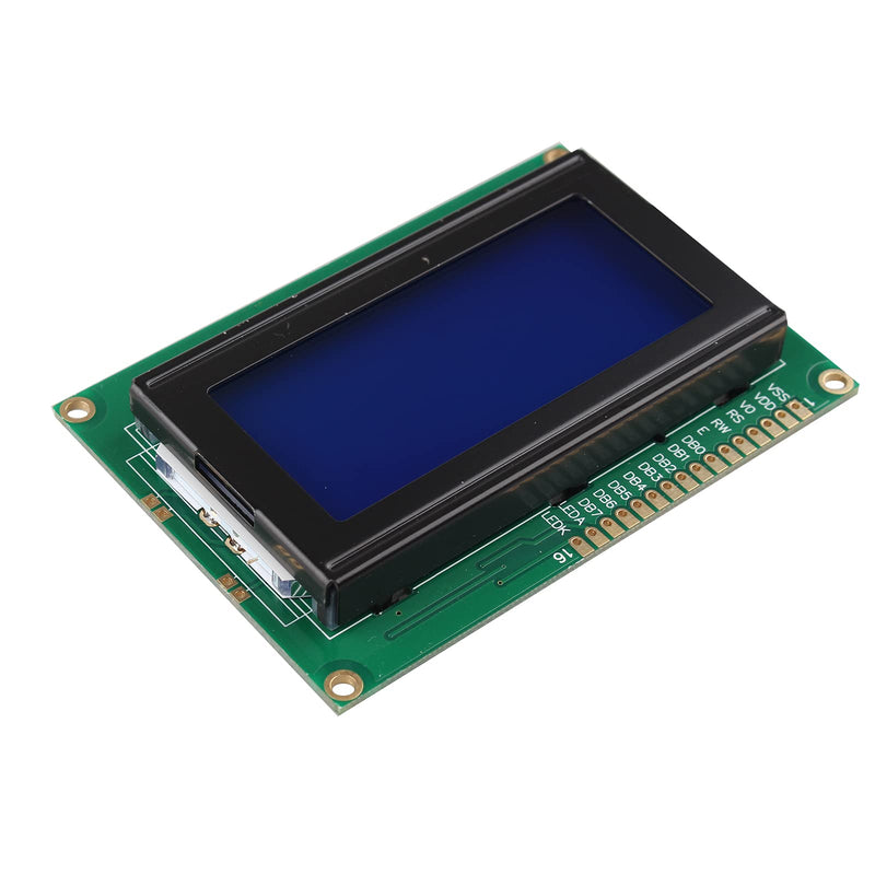 HALJIA LCD 1604 16x4 Character Blue Display Module Blue Backlight Display Board DC 5V Compatible with Arduino Raspberry Pi