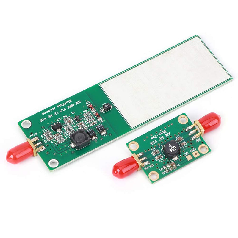 Walfront 10KHz-30MHz Mini Whip Active Antenna 2 Piece RTL SDR Shortwave Radio Receiver SMA Short Cut SDR Antenna System with Female Interface