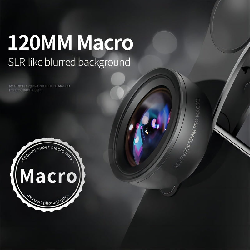 120MM Macro Lens for iPhone - 5K HD 10X Super Macro w Starlight Filter, Professional Universal Clip Phone Camera Lens for Photo Video Lens of iPhone Samsung Andriod 120mm Macro Lens