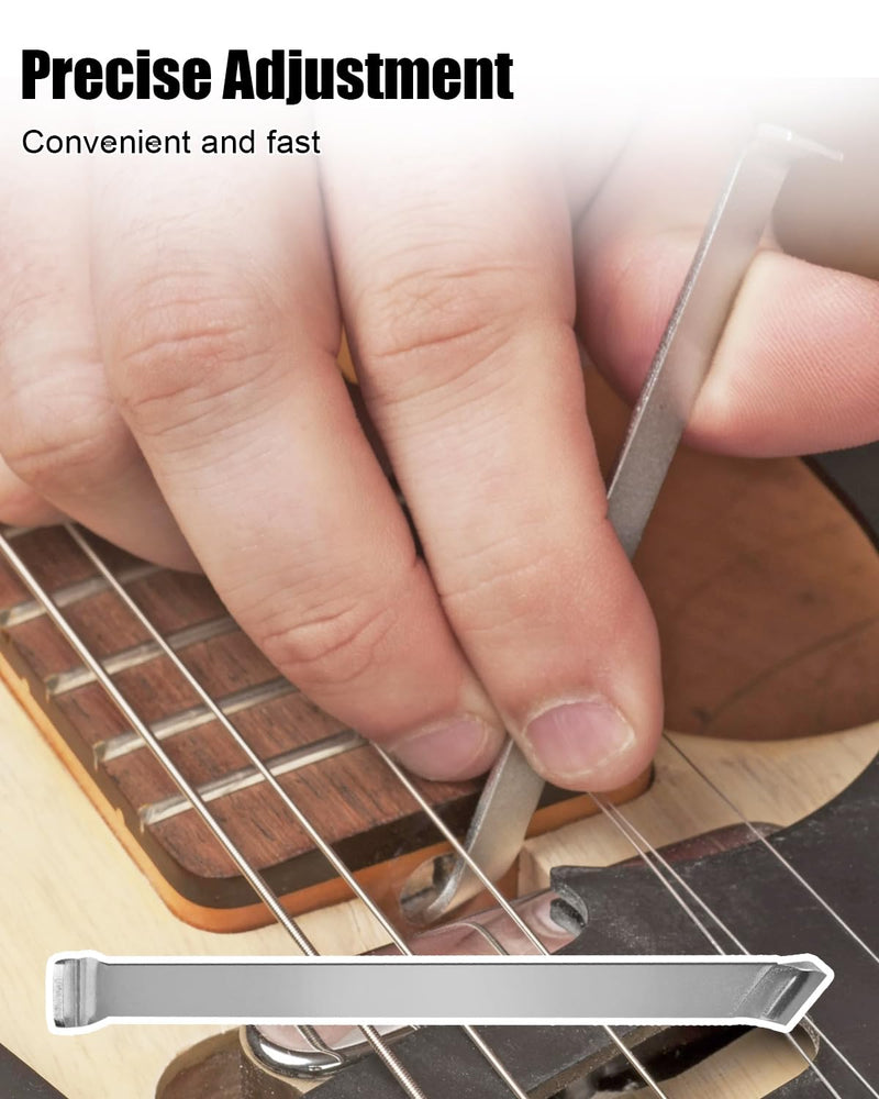 [AUSTRALIA] - 2Pcs Guitar Trusses Rod Crank Fit for Fender Vtele P bass Jaguar HH Johnson strat JP Dragon Tele Jazzmaster, Guitar Neck Adjustment Tool, Stainless Steel Guitar Adjustment Wrench 2 Pcs 