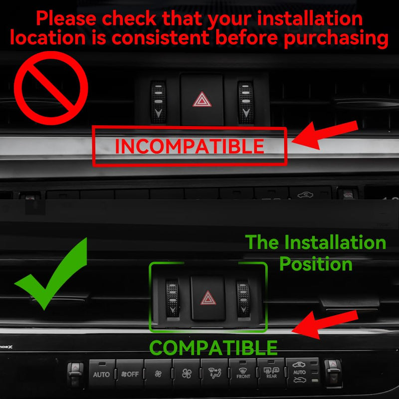 Car Phone Holder Mount Fits for Lexus ES 350 300h 250 2022-2025 for MagSafe Accessories Car Phone Holder Magnetic Phone Mount Compatible for iPhone 16/15/14/13/12/Mini Series MagSafe Case