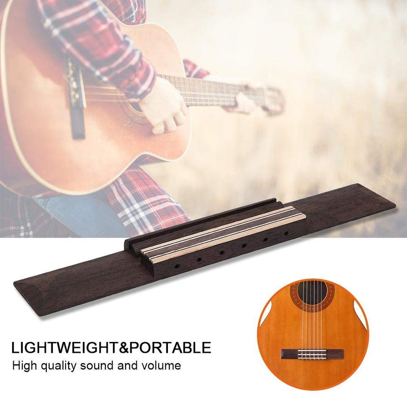 [AUSTRALIA] - Guitar Bridge Kit, Wooden Classical Bridge Bone Guitars Nut Saddle Replacement 