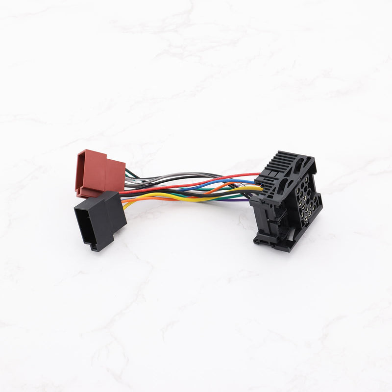eMagTech Car Radio Adapter Old 17-pin Compatible with BMW 3 Series Compatible with BMW 5 Series Compatible with BMW 7 Series Radios Cord Length 11.5cm