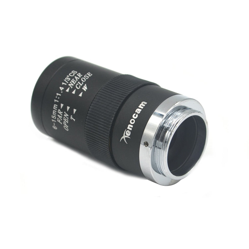 6-15mm 1/3" F1.4 CS Mount Varifocal CCTV Manual Lens for CCTV Camera 6-15mm