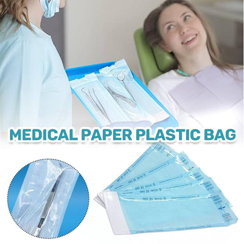 Pack of 150 Sterilisation Bags, Self-Sealing Sterilisation Bags, Sterilisation Bags, Dental Self-Sealing Sterilisation Bags