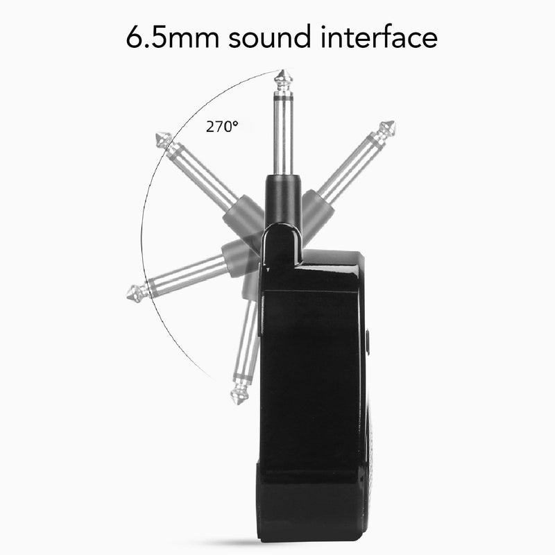 Plug in Guitar Amplifier Rechargeable Portable Bluetooth Practice Amp BT 85db 6.35mm for Guitar Bass Electric Instruments
