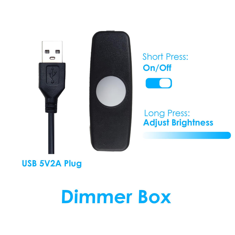 Microscope Light Illuminators LED Microscope Light Source USB for Laboratories (Standard) Standard