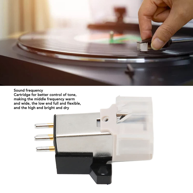 AT3600L Magnetic Cartridge, Moving Magnet Turntable Cartridge Phono Headshell Mount, Stereo Record Player Needle Replacement Phonograph Cartridge