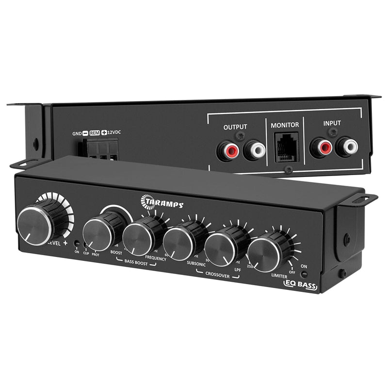 Taramps EQ BASS Digital Audio for Control Your Bass Volume, with RCA Output/Input, Perfect Match The Output Signal Levels of virtually al Models of CD/DVD Head Units, Frequency Response to 250HZ.