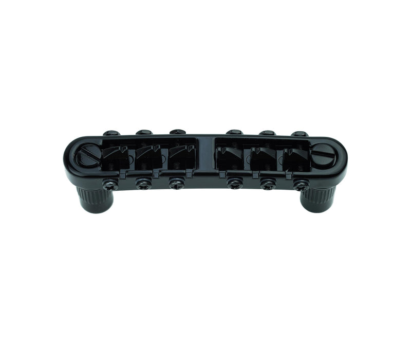 [AUSTRALIA] - Guyker Guitar Tune O Matic Bridge with Studs for 6 String Electric Guitar (GM001, Black) 
