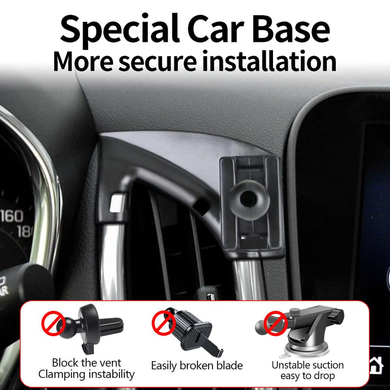 Car Phone Holder for Chevy Chevrolet Equinox 2018 2019 2020 2021 2022 2023 2024 SUV Auto Accessories Navigation Bracket Interior Decoration Dashboard Cell Mobile Phone Mount case Accessory for Chevy Equinox 2018-2024