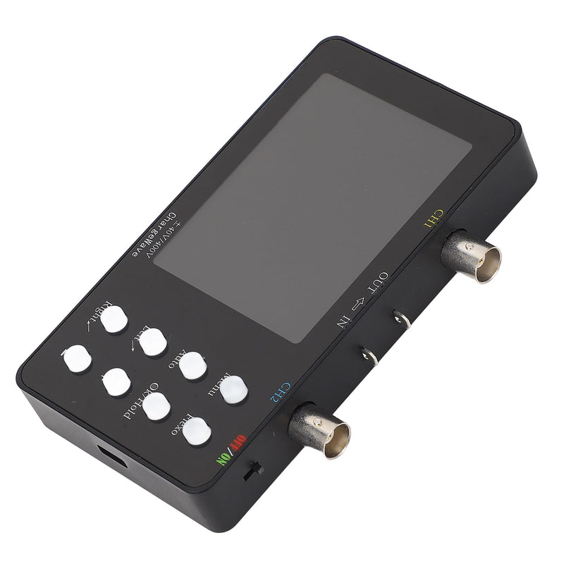 Digital Oscilloscope, 2-in-1 Oscilloscope and Signal Generator, 50 Ms/s Professional Handheld Oscilloscope, 2 Channel Digital Oscilloscope, with 3.2 Inch LCD Display for Repair of Electronics
