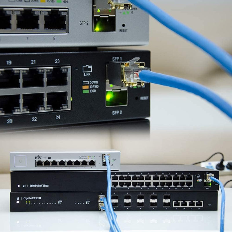 10GBASE-T SFP+ to RJ45 Transceiver, 10G Ethernet Copper Module, Optical SFP RJ 45 10Gb T Mini-GBIC Compatible with Cisco SFP-10G-T-S, Ubiquiti UF-RJ45-10G, Mikrotik, Supermicro, Fortinet, up to 30m 10GBase-T: 30m for Cisco