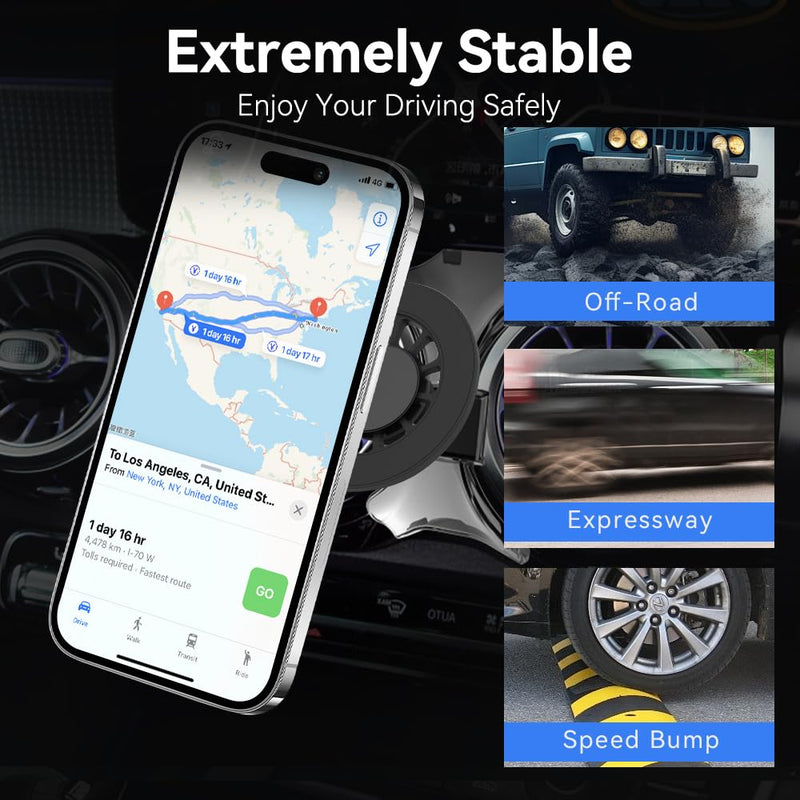 CLEC Fit for Magsafe Car Mount for Mercedes-Benz GLB-Class 2020-2022 Car Phone Mount[Strong Magnetic] Magnetic Car Phone Holder for iPhone 17 16 15 14 13 12 Series MagSafe Case All Phones