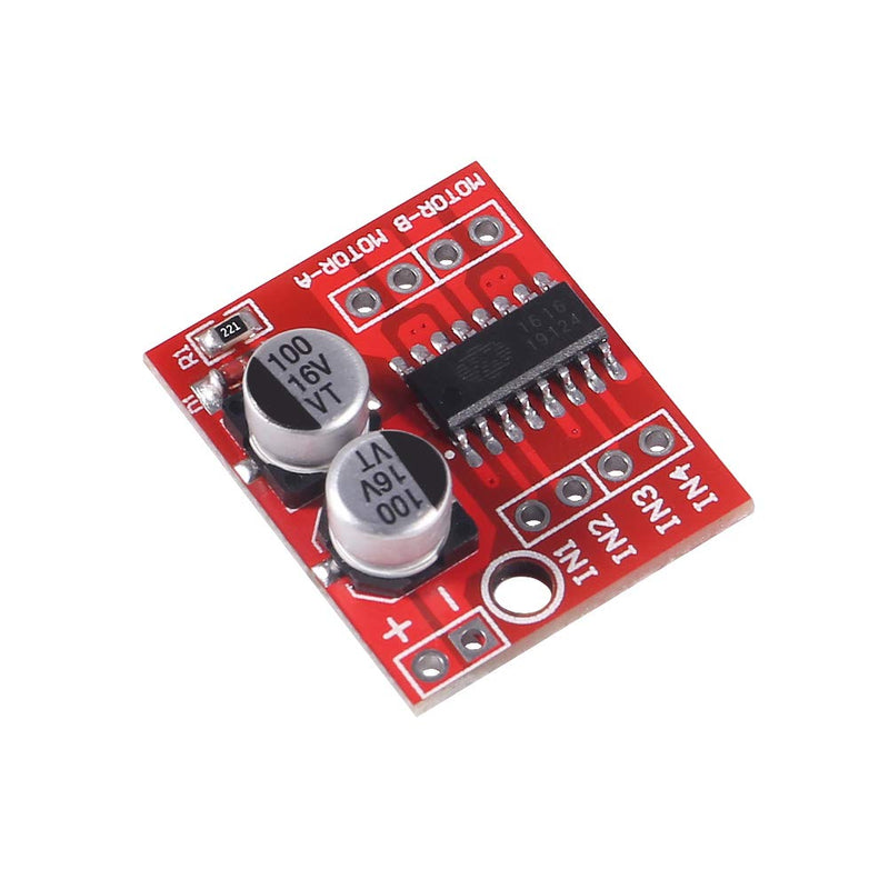 Organizer 10pcs 1.5A 2 Way DC Motor Driver Module Speed Dual H-Bridge Replace Stepper L298N (Mini Controller Board)
