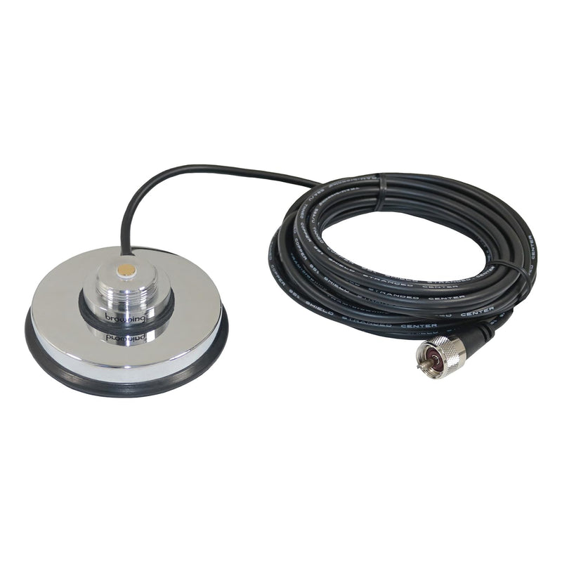 Browning BR-1030-UHF 3-5/8" Magnet NMO Mounting with Rubber Boot Standard Packaging