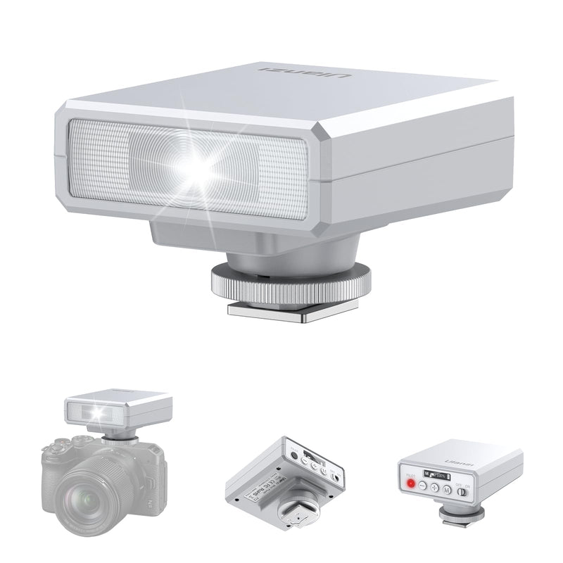 ULANZI SL01 Mini Flash and ULANZI F12 Mini Flash (White)