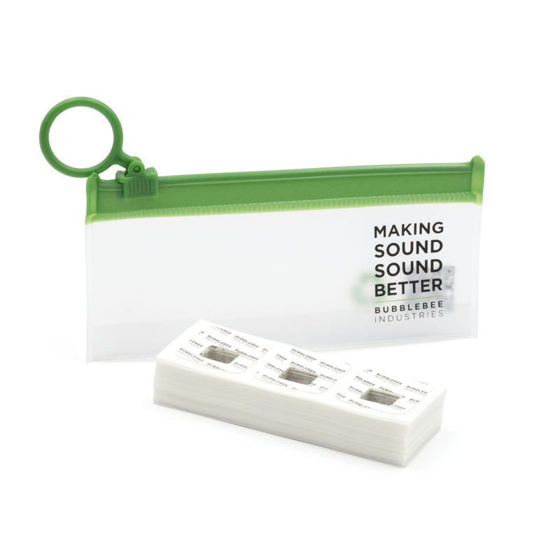 Bubblebee Invisible Lav Tape 120 Pieces - Double Sided Lavalier Mic Tape for Lavalier Microphones - Invisible Body Tape for Content Creators, Videographers, Audio Engineers & Filmmakers