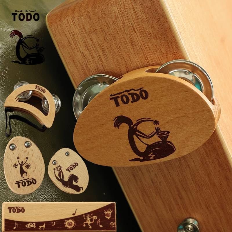 TODO Afro Cajon Accessory: Upgrade Cajon Drum Box Experience with Versatile Components Perfect for Enhancing Your Beats and Rhythm Brown-Accessories