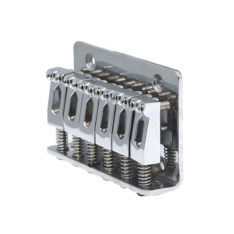 65mm Hardtail Bridge Top Load Guitar Saddle Tailpiece for 6 String Tele Strat Style Electric Guitar