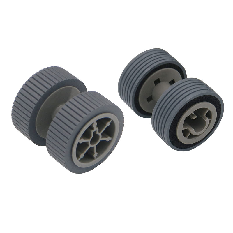 Intendvision Replacement Scanner Brake Roller and Pick Roller Set Compatible for Fujitsu fi-6130 fi-6130Z fi-6140 fi-6140Z fi-6230 fi-6230Z fi-6240 fi-6240Z fi-6125 fi-6225, PA03540-0001 PA03540-0002