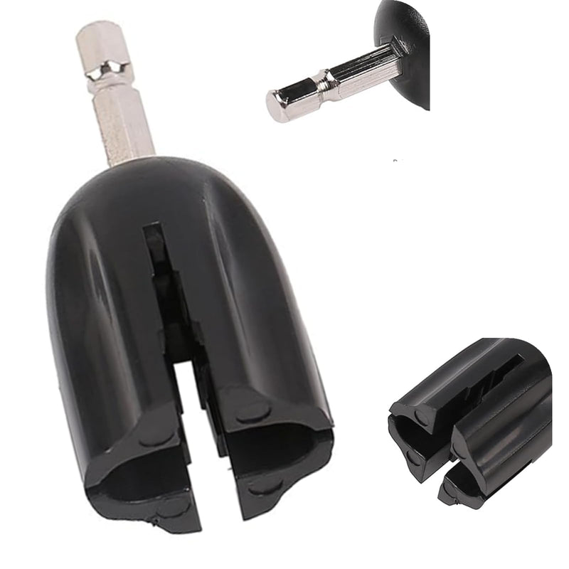 [AUSTRALIA] - Guitar String Winder Head, Drill Bit Plug Peg Puller DIY Maintenance Tool for Folk Guitar, Electric Guitar, Bass, Classical Guitar, Ukulele 