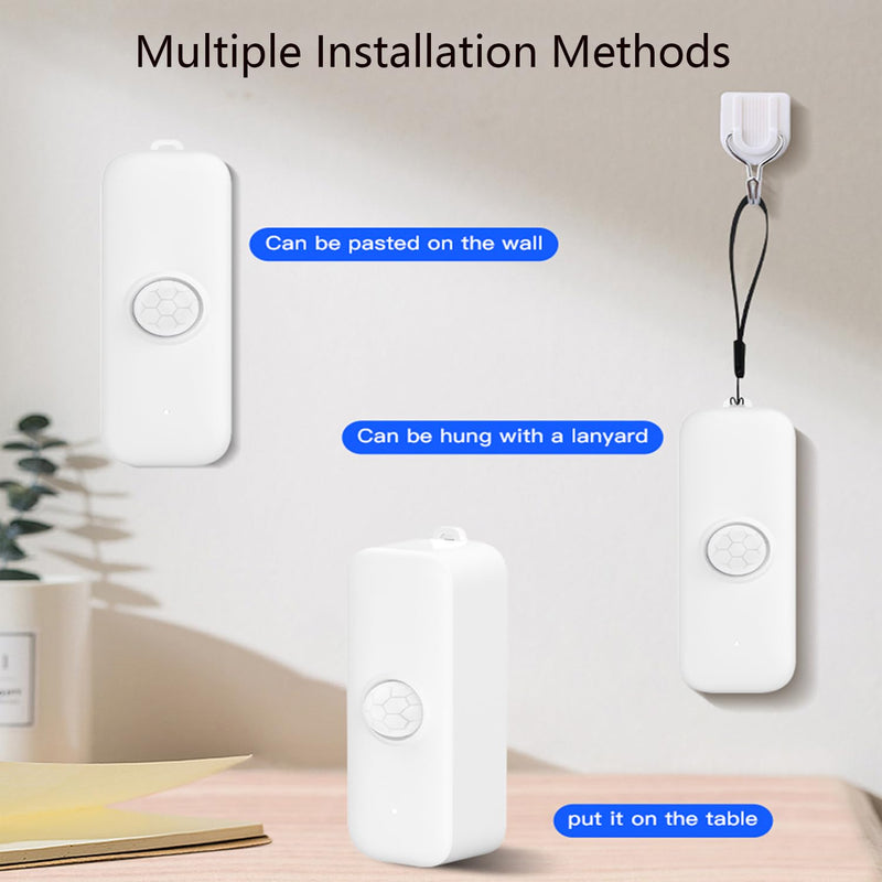 [AUSTRALIA] - WiFi Smart Motion Sensor: Wireless PIR Motion Detector for Home Security, Infrared Motion Sensor with App Notification Alert, Support Voice Command Via Alexa (1-Pack) 1-Pack 