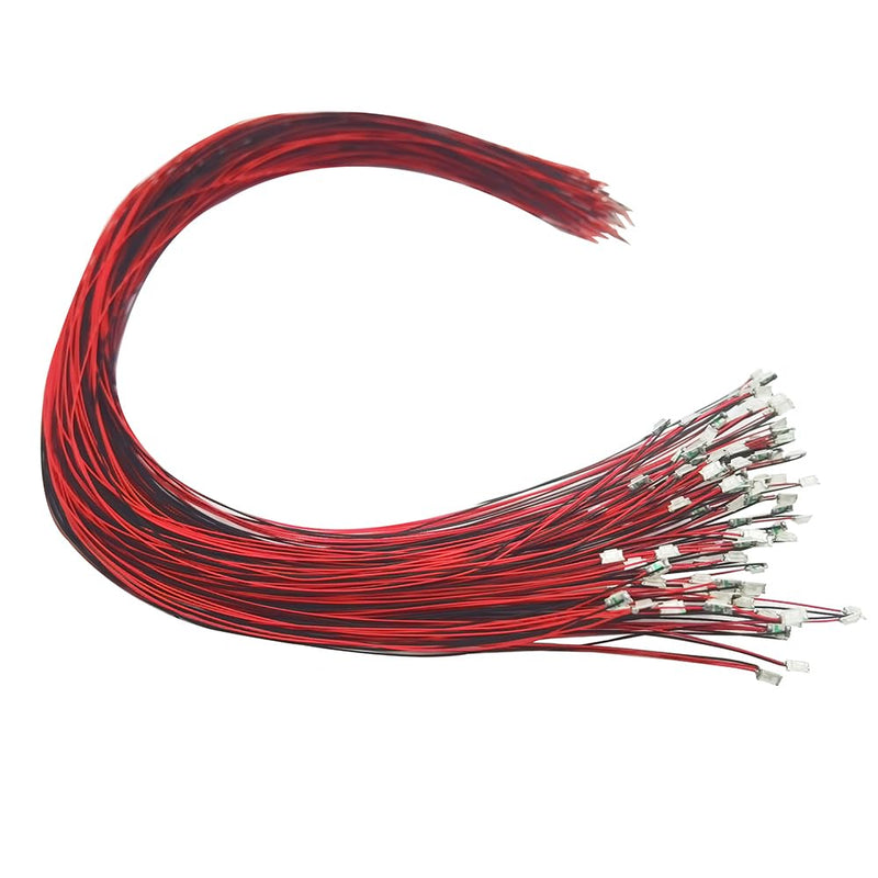 Vrabocry 0805 Orange SMD Micro 20 mA LED Diodes Soldered Mini LED Light Diode with 30 cm Long Micro Stranded Cables for DIY Model Making Decor Pack of 20