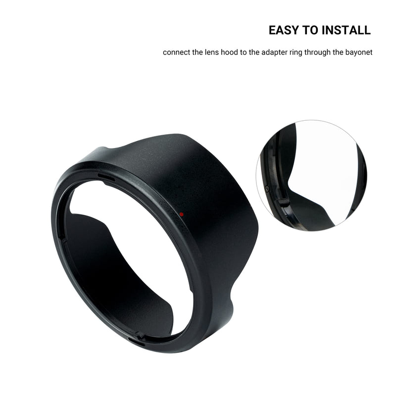 Lens Hood for Canon RF 15-30mm F4.5-6.3 is STM Lens on EOS R6 Mark II EOS R Series Camera, Reversible Lens Shade Replace Canon EW-73E Lens Hood, Compatible with 67mm Filters and 67mm Lens Cap Replace Can.EW-73E