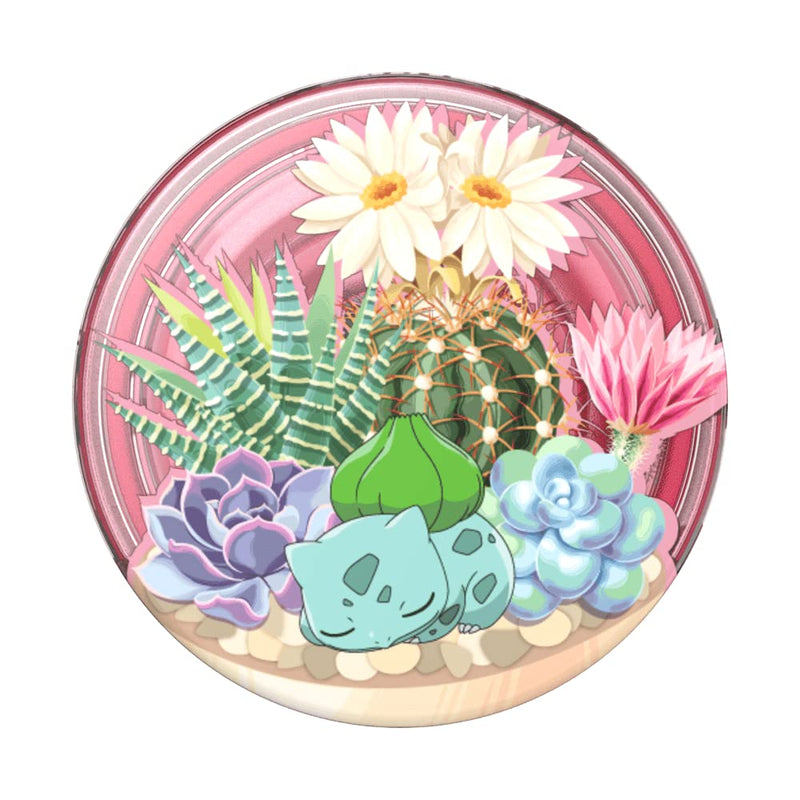 PopSockets Phone Grip with Expanding Kickstand, Pokemon PopGrip - Bulbasaur Terrarium Adhesive