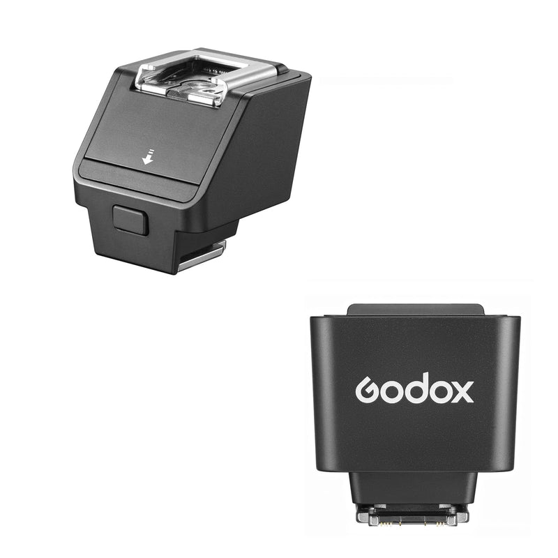 [AUSTRALIA] - Godox TR-S TTL Hot Shoe Riser for Sony Camera, Hot Shoe Extender for Godox iT30Pro-S iT20-S iT22-S iM30 iM20 iM22 Mini Flash, 0-90° Tilt Adjustment, Raises 30mm Height, Reduce Lens Shadow 