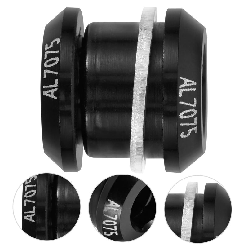 Snare Drum Air Hole Screw Drum Air Vent Bass Drum Accessories Drum Repair Snare Drum Kit Air Vents for Bass Drum Air Vents for Snare Drum Metal Aluminum Alloy Key 1.10X0.70X0.70CM Black