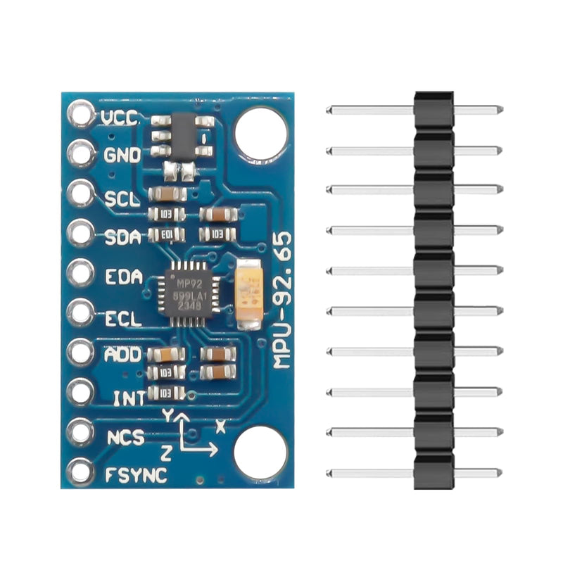 GY-9250 9-Axis Sensor Module Binghe 1 Piece MPU9250 Accelerator Gyro Sensor Compass Magnetic Field Sensor Acceleration Range ±2±4±8±16g I2C/SPI Communication 3-5V Compatible with Arduino