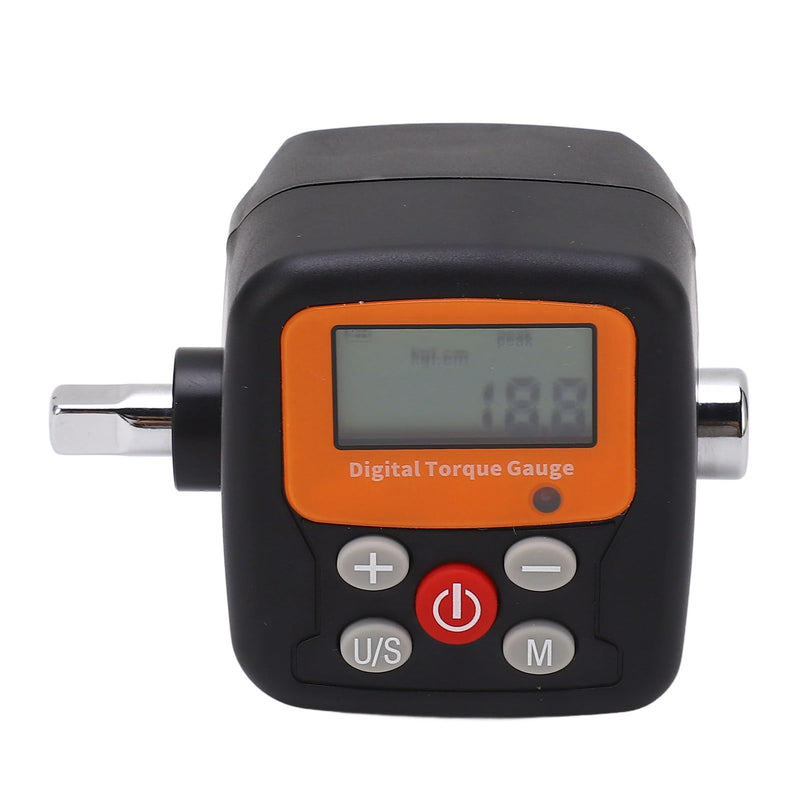1/4" Drive Digital Torsion Meter 0.9-30Nm Torsion Meter Electronic Torsion Adapter Meter for Car Repair