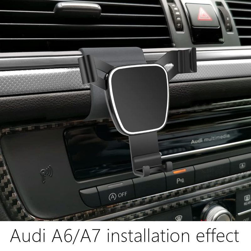 Audi 2012-2018 A6 A7 S6 S7 RS6 RS7 Allroad Car Phone Holder Auto Accessories Navigation Bracket Interior Decoration Mobile Cell Phone Mount for 2012-2018 Audi A6 S6 A7 S7 RS6 RS7