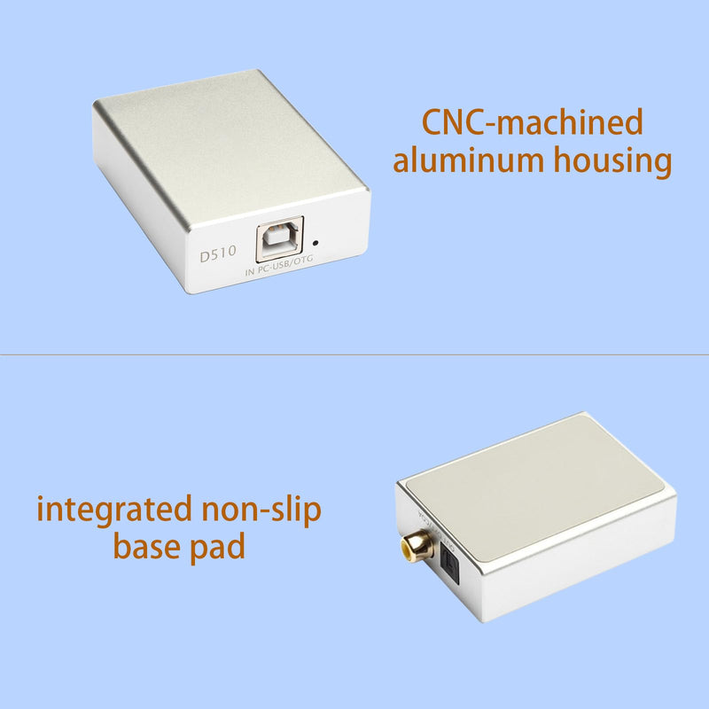 [AUSTRALIA] - USB to Optical SPDIF Coax Audio Adapter, WAV FLAC APE MP3 Decoding USB to Toslink Coaxial Digital Converter for Computer Laptop PC Mac Smartphone, PS5, Game Console, NOT for TV USB to Optical/Coax Audio Converter 
