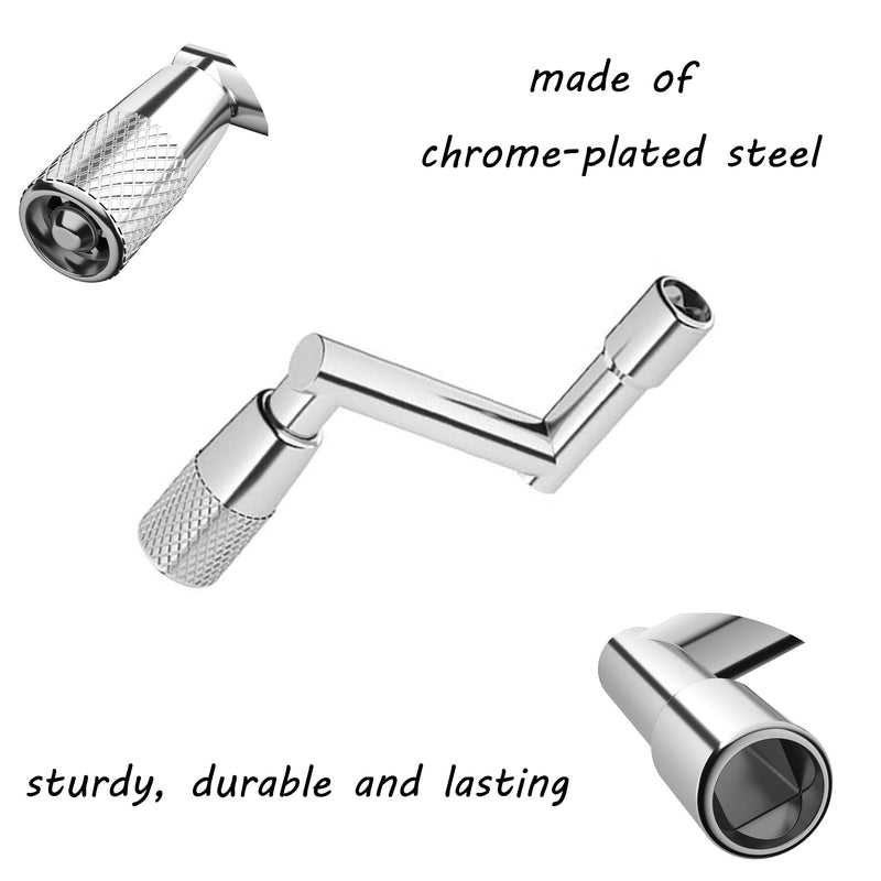 Drum Key Drummer Tuning Key with Continuous Motion Speed Standard Drum Tuner Wrench Tool Replacement Parts Accessories Metal 4 Pack