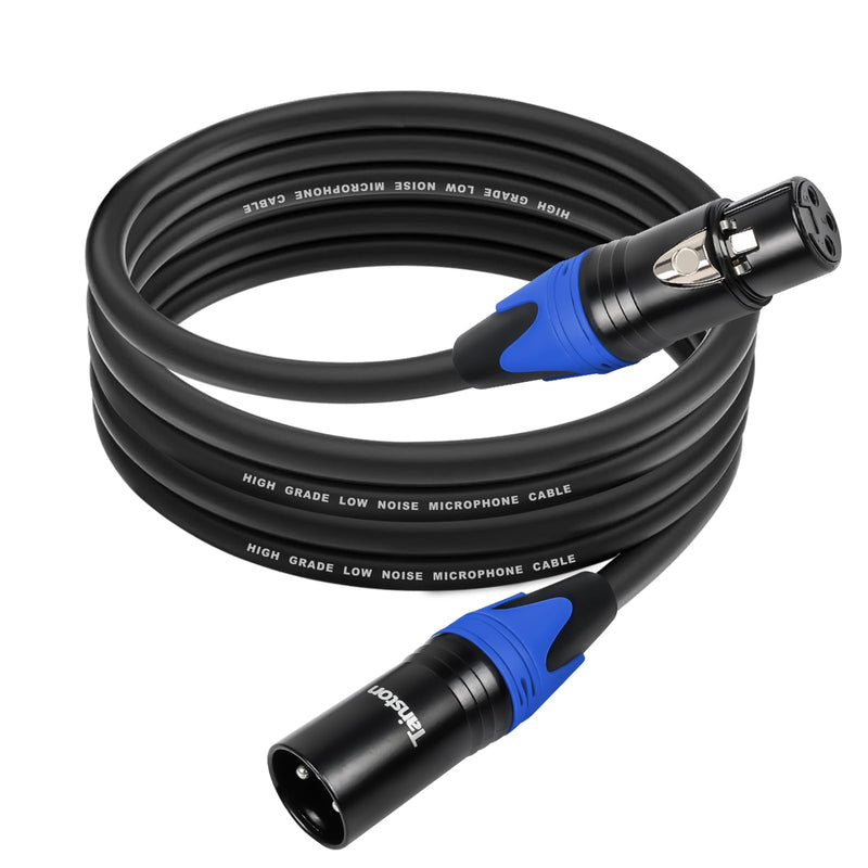 XLR Cable 25 Feet 2 Pack Premium XLR Microphone Cable 3-Pin Balanced Microphone Mic Cord Male to Female XLR Speaker Cable 25 FT